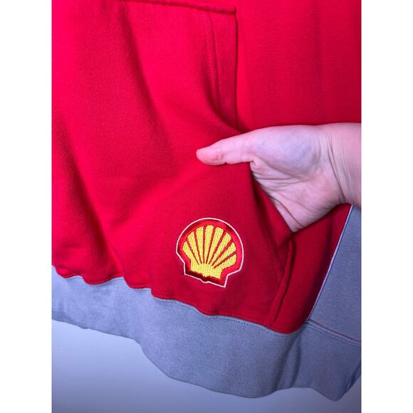 2000s Y2K Chase Kevin Harvick Shell Gas Station Nascar Racing Thick Hoodie XXL - Picture 4 of 5